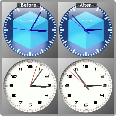 Comparing Clock 2.2 with Clock 2.3 Preview Release