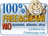 100% clean and free from spyware, adware, virus