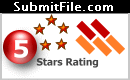 5/5 star rating from submitfile.com